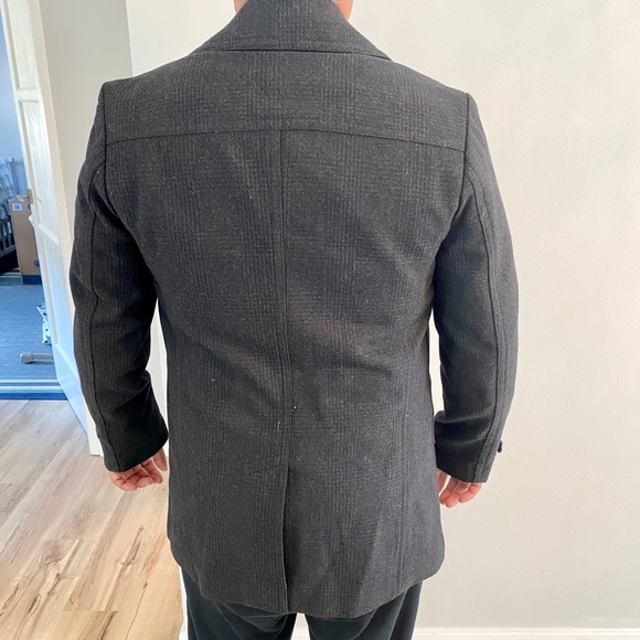 Pronto Uomo double breasted men’s  wool coat sizeS - Picture 4 of 5